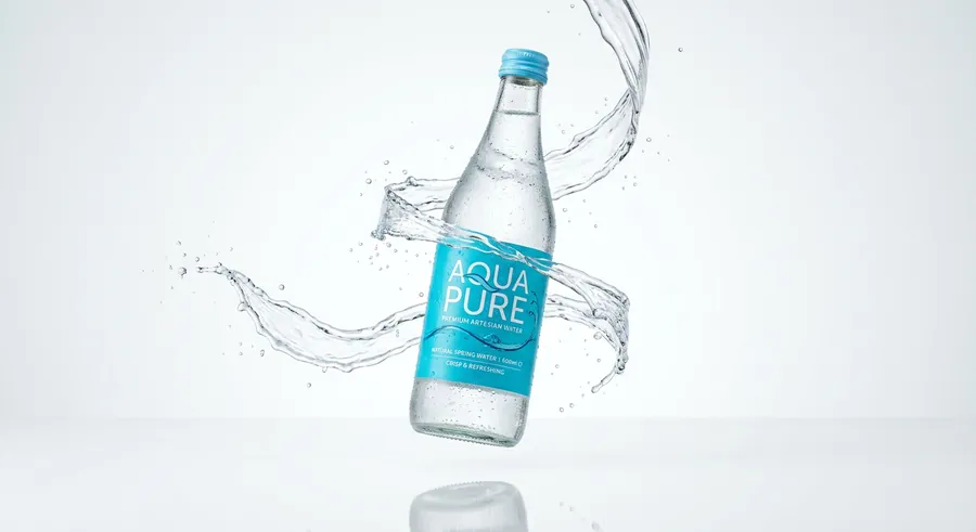 Botol SULI 5 di studio terang